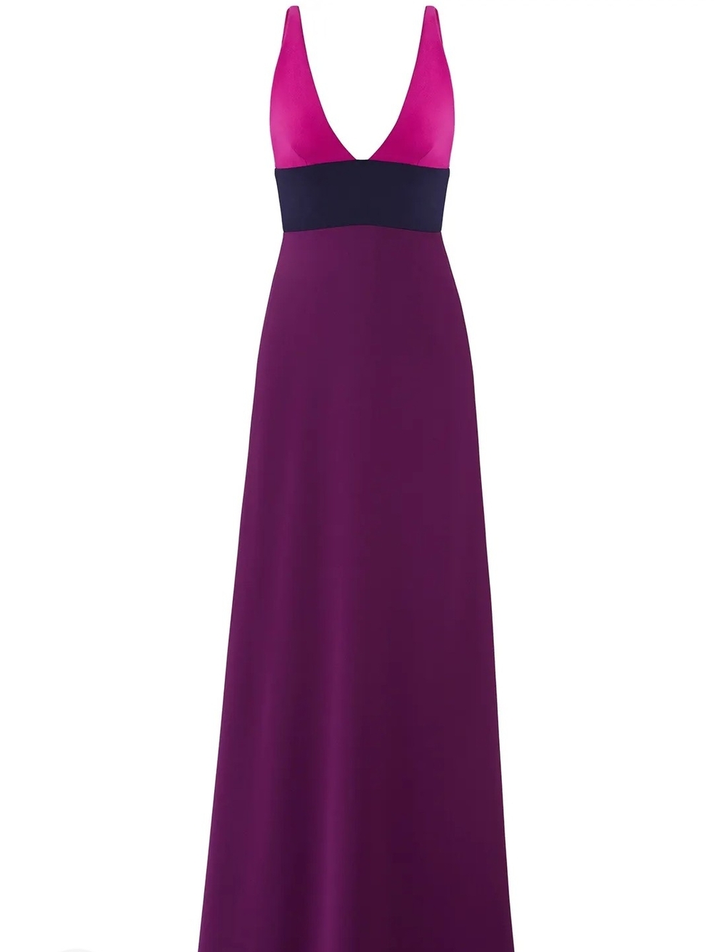 Jill Jill Stuart Viola Colorblock Gown Maxi Dress Size 6